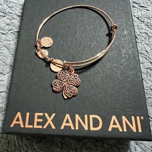 Alex and Ani Shamrock Bracelet